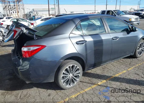 2016 Toyota Corolla S Plus из США, поврежденный, VIN 5YFBURHE3GP433538